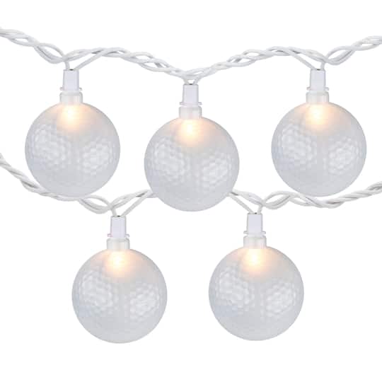 10ct. Golf Ball Patio String Lights